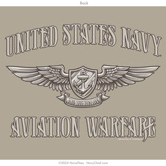 CPO "Enlisted Aviation Warfare" Long Sleeve Tee | Khaki