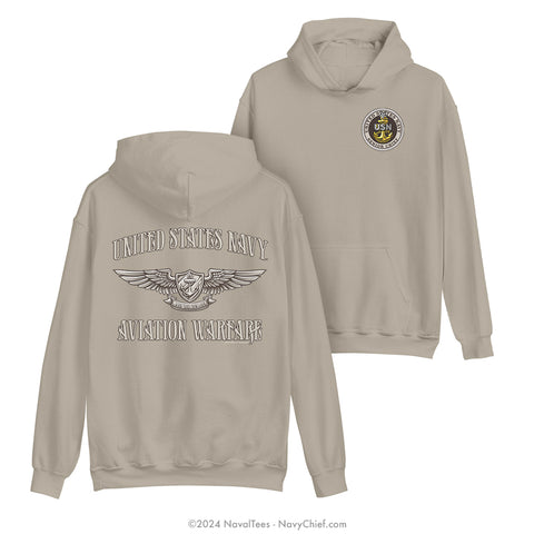 SCPO "Enlisted Aviation Warfare" Hooded Sweatshirt | Khaki