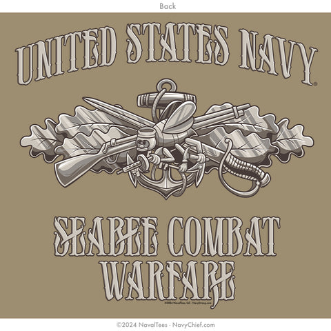 MCPO "Seabee Combat Warfare" Tee | NWU Brown