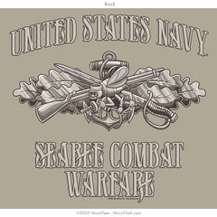 SCPO "Seabee Combat Warfare" Long Sleeve Tee | Khaki