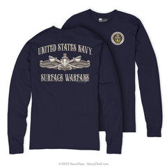 CPO "Enlisted Surface Warfare" Long Sleeve Tee | Navy