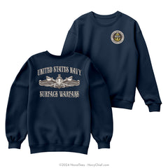 SCPO "Enlisted Surface Warfare" Sweatshirt | Navy