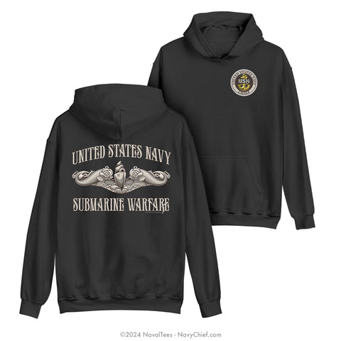 CPO "Submarine Warfare" Hooded Sweatshirt | Black