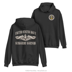 MCPO "Submarine Warfare" Hooded Sweatshirt | Black