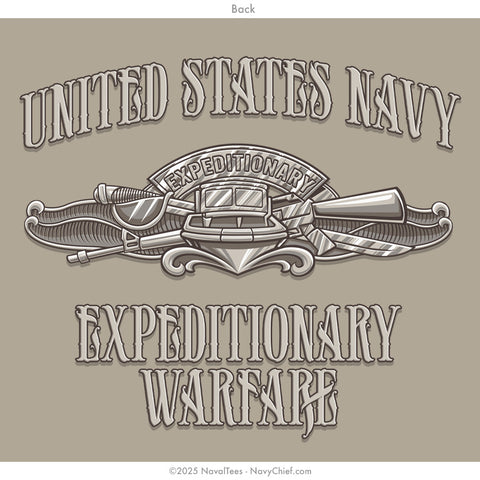 SCPO "Expeditionary Warfare" Long Sleeve Tee | Khaki