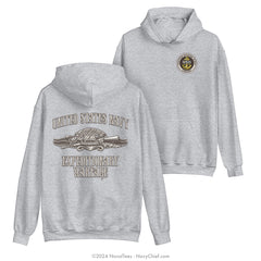 CPO "Expeditionary Warfare" Hooded Sweatshirt | Heather Grey