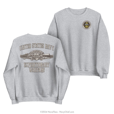 CPO "Expeditionary Warfare" Sweatshirt | Heather Grey