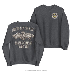 CPO "Seabee Combat Warfare" Sweatshirt | Dark Heather