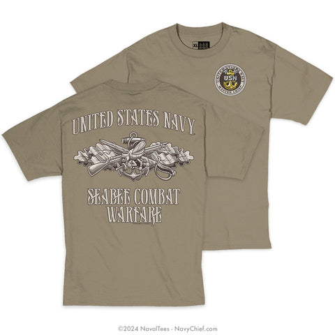 MCPO "Seabee Combat Warfare" Tee | NWU Brown