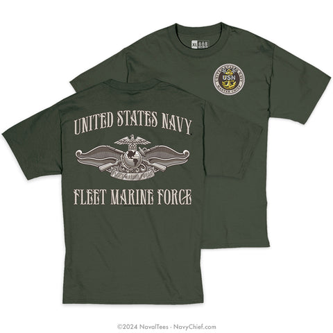 MCPO "Fleet Marine Force" Tee | Military Green