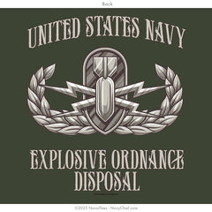 MCPO "Explosive Ordnance Disposal" Long Sleeve Tee | Mil Green