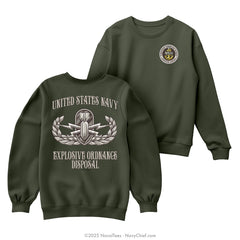 SCPO "Explosive Ordnance Disposal" Sweatshirt | Military Green