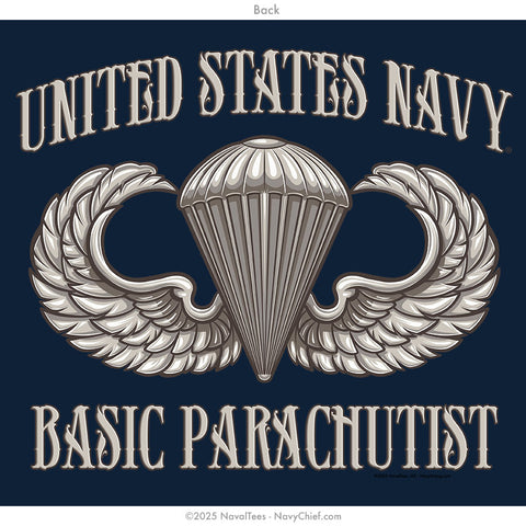 CPO "Basic Parachutist" Long Sleeve Tee | Navy