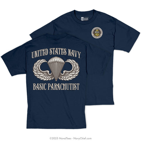 SCPO "Basic Parachutist" Tee | Navy