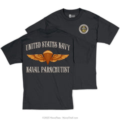 CPO "Naval Parachutist" Tee | Black