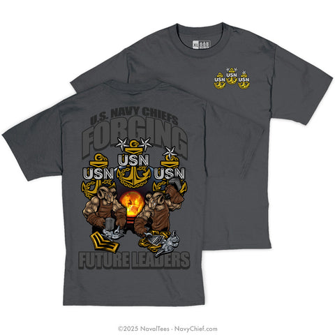 "Forging Future Leaders" Tee | Charcoal