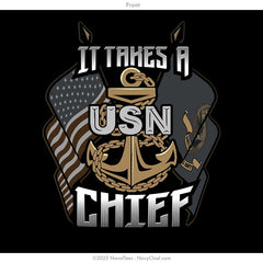 "It Takes a Chief" Tee | Black
