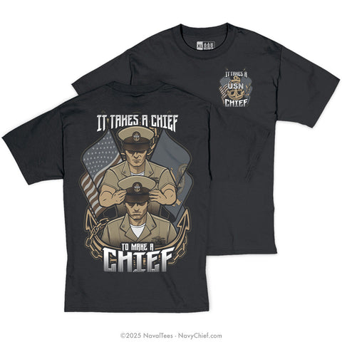 "It Takes a Chief" Tee | Black