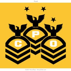 "CPO Chevrons" Tee - Gold