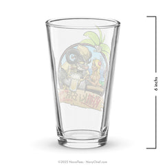 "The Khaki Bar" - 16oz Shaker Pint Glass