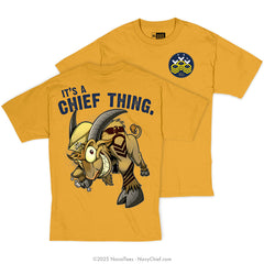 "Chief Thing" Tee | Gold