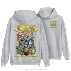 "Old Goats" Hooded Sweatshirt | Grey