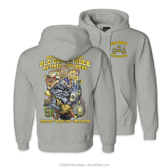 "Old Goats" Hooded Sweatshirt | Grey