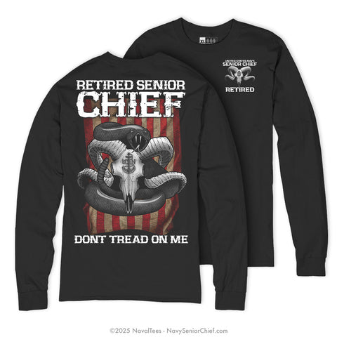 "SCPO Retired DTOM" Long Sleeve Tee | Black