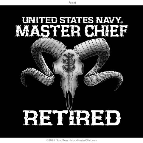 "MCPO Retired DTOM" Long Sleeve Tee | Black