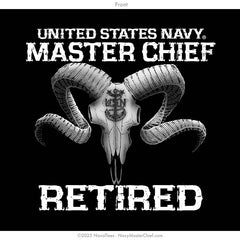 "MCPO Retired DTOM" Long Sleeve Tee | Black