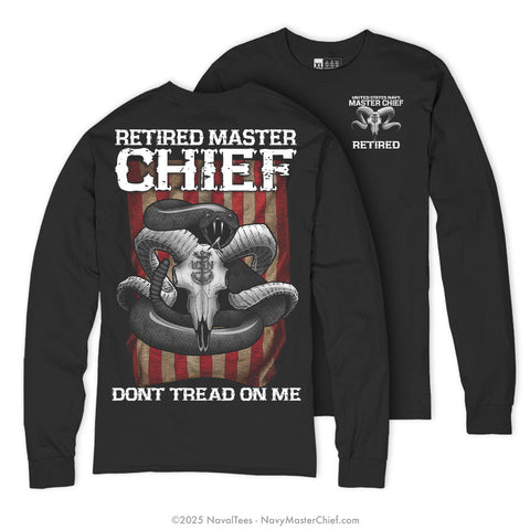 "MCPO Retired DTOM" Long Sleeve Tee | Black