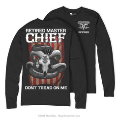 "MCPO Retired DTOM" Long Sleeve Tee | Black