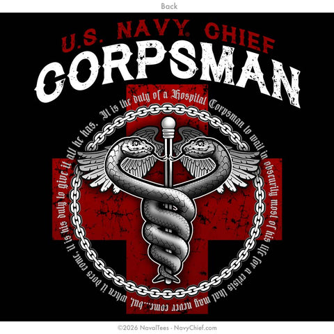 "CPO CADUCEUS" Tee | Black