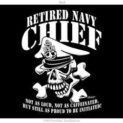 "Retired Skull & Crossbones" Crewneck Sweatshirt | Black