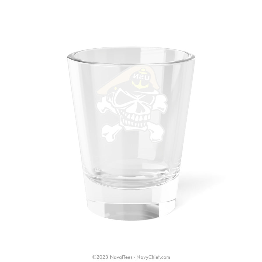 Navy Chief "Skull & Crossbones" | 1.5oz Shot Glass