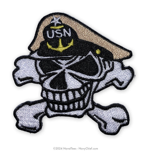 Embroidered "SCPO Skull" | 3 inch Patch