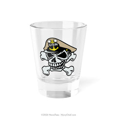 Navy Master Chief "Skull & Crossbones" | 1.5oz Shot Glass