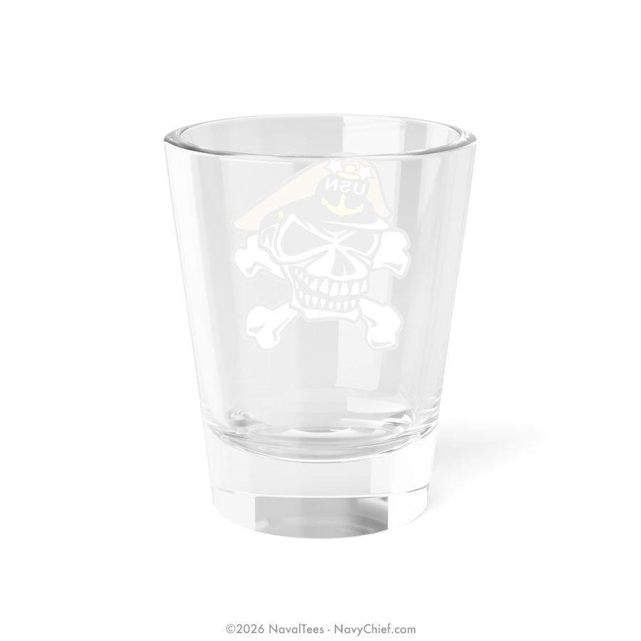 Navy Master Chief "Skull & Crossbones" | 1.5oz Shot Glass