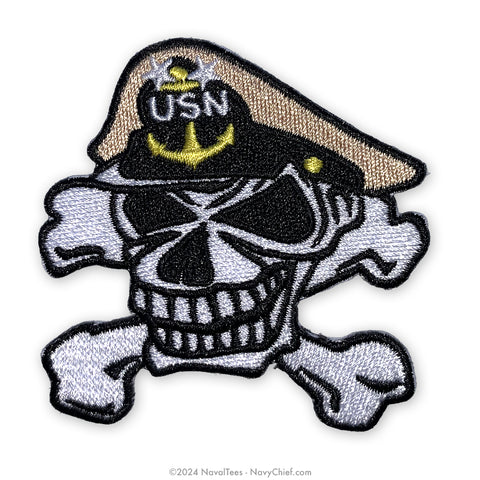 Embroidered "MCPO Skull" | 3 inch Patch