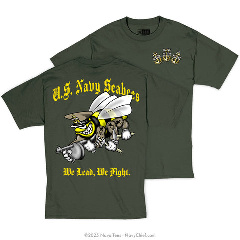 "CPO Seabee" Tee | Military Green