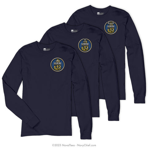 "The Fouled Anchor" Long Sleeve Tee | Navy