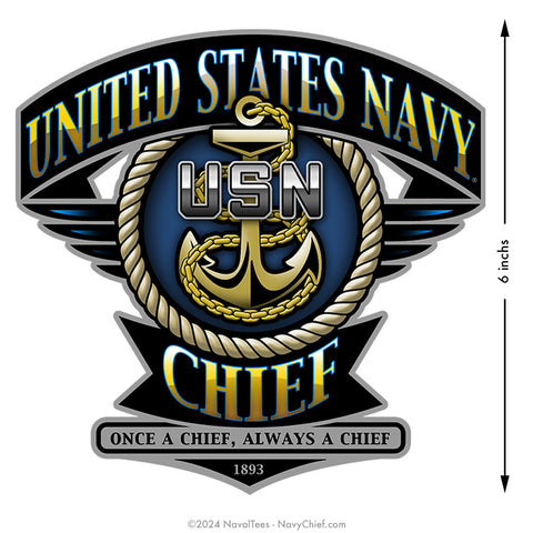 "The Fouled Anchor" | 6 inch Magnetic Decal