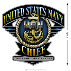 "The Fouled Anchor" | 6 inch Magnetic Decal