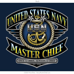 "MCPO Fouled Anchor" Tee | Navy