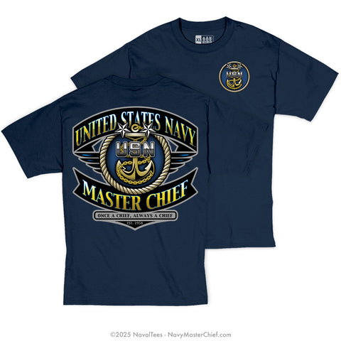 "MCPO Fouled Anchor" Tee | Navy