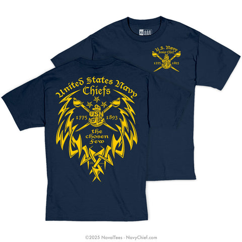 SCPO "The Chosen Few" Tribal Tee | Navy