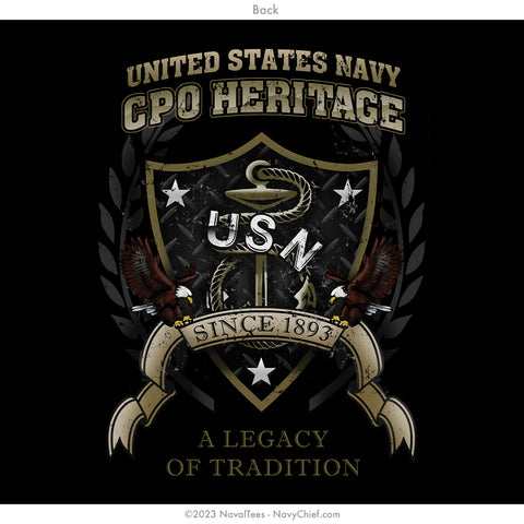 "CPO Heritage" Tee - Black
