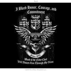 "Blood of the Chief" Hooded Sweatshirt | Black