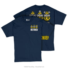 "Title of Chief" Tee | Navy