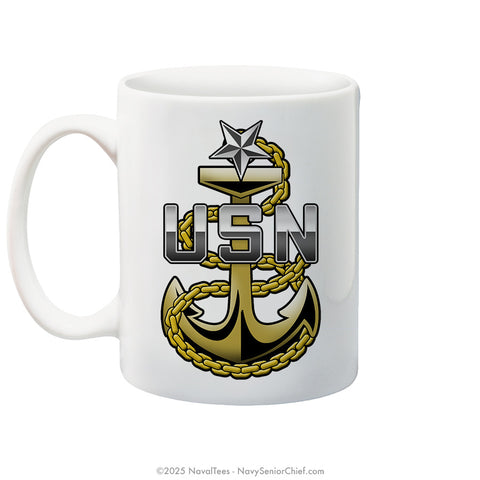 "Navy Senior Chief Fouled Anchor" | 15 oz Coffee Mug